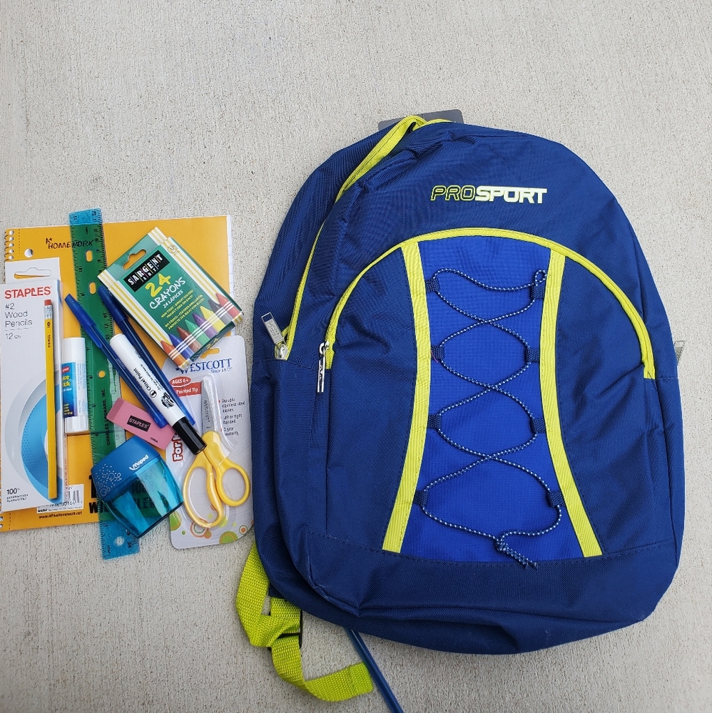Backpack w/supplies NEW